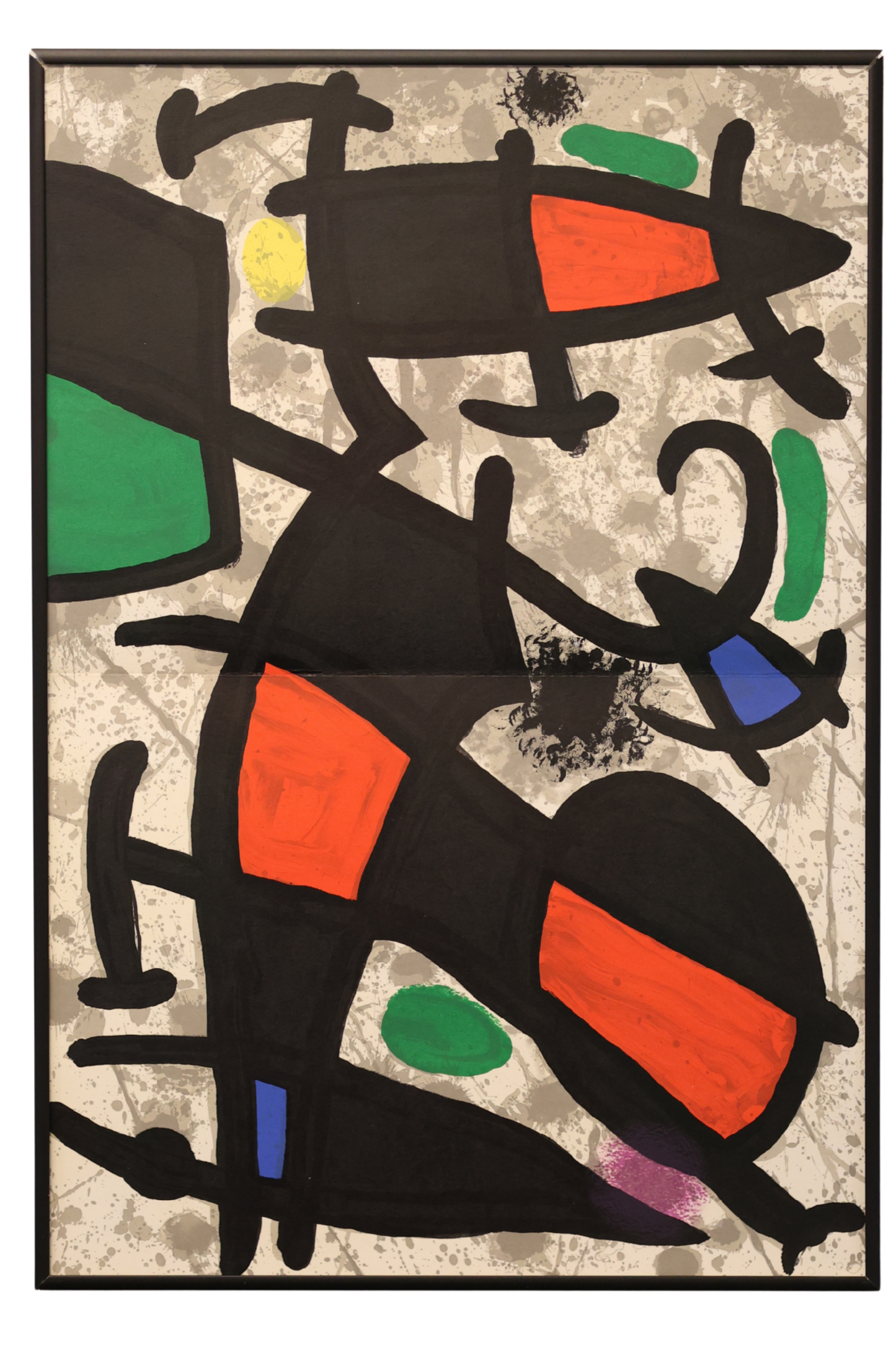 Joan Miró Original 1970 DLM produced 186 'Derrière le Miroir' double page lithograph
