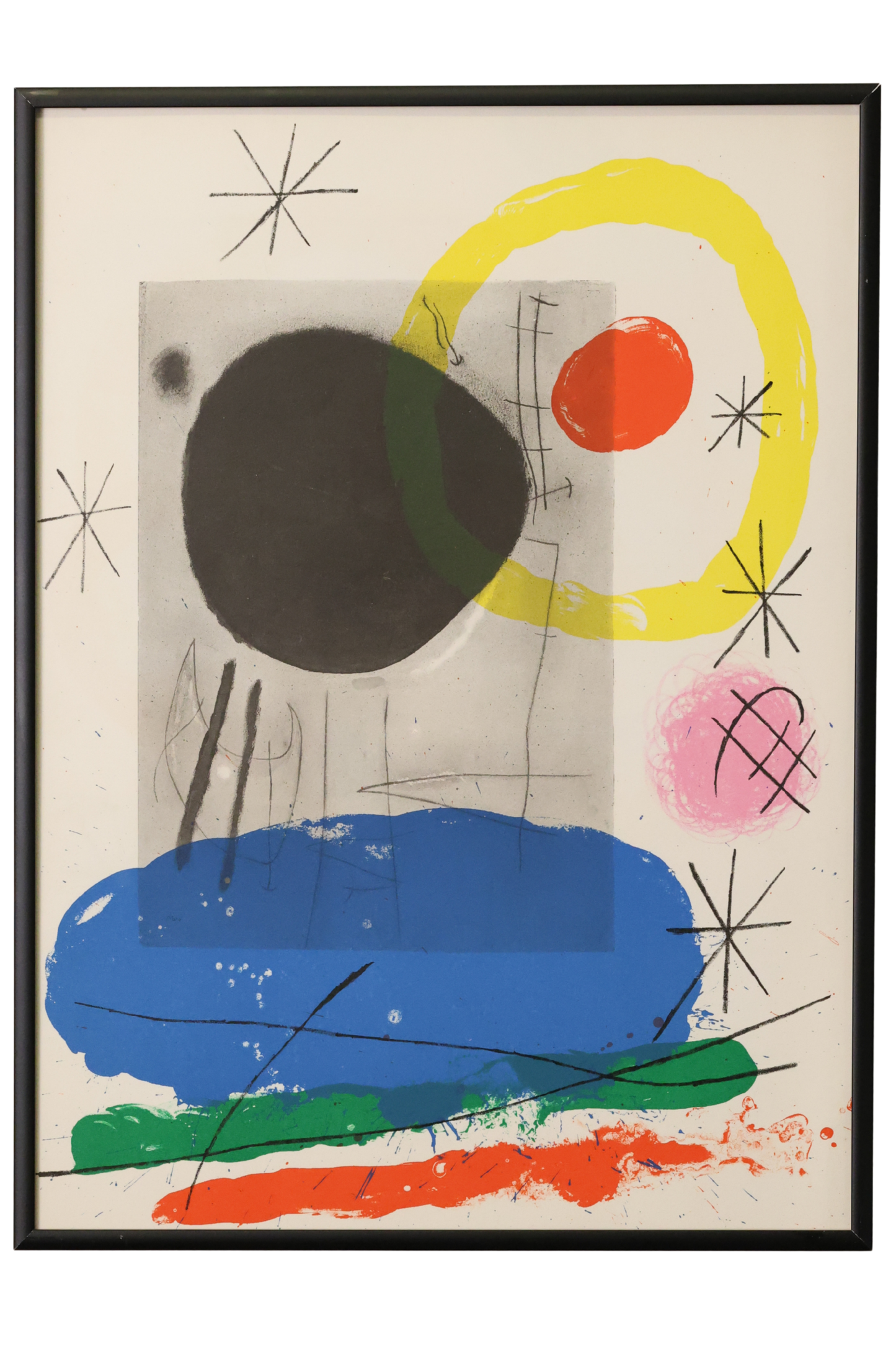 Joan Miró Original 1965 no 151-152 'Derrière le Miroir' lithograph