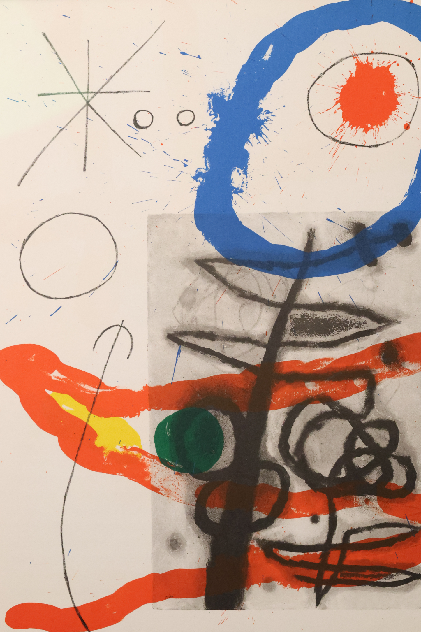 Joan Miró Original 1965 no 151-152 'Derrière le Miroir' lithograph