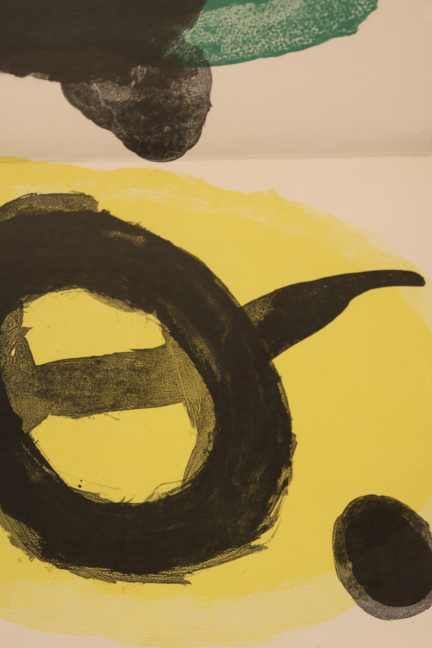 Joan Miró Original 1965 DLM produced 151-152 'Derrière le Miroir' double page lithograph
