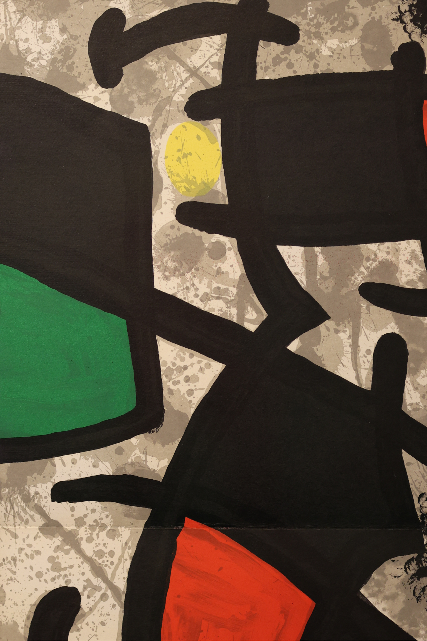 Joan Miró Original 1970 DLM produced 186 'Derrière le Miroir' double page lithograph