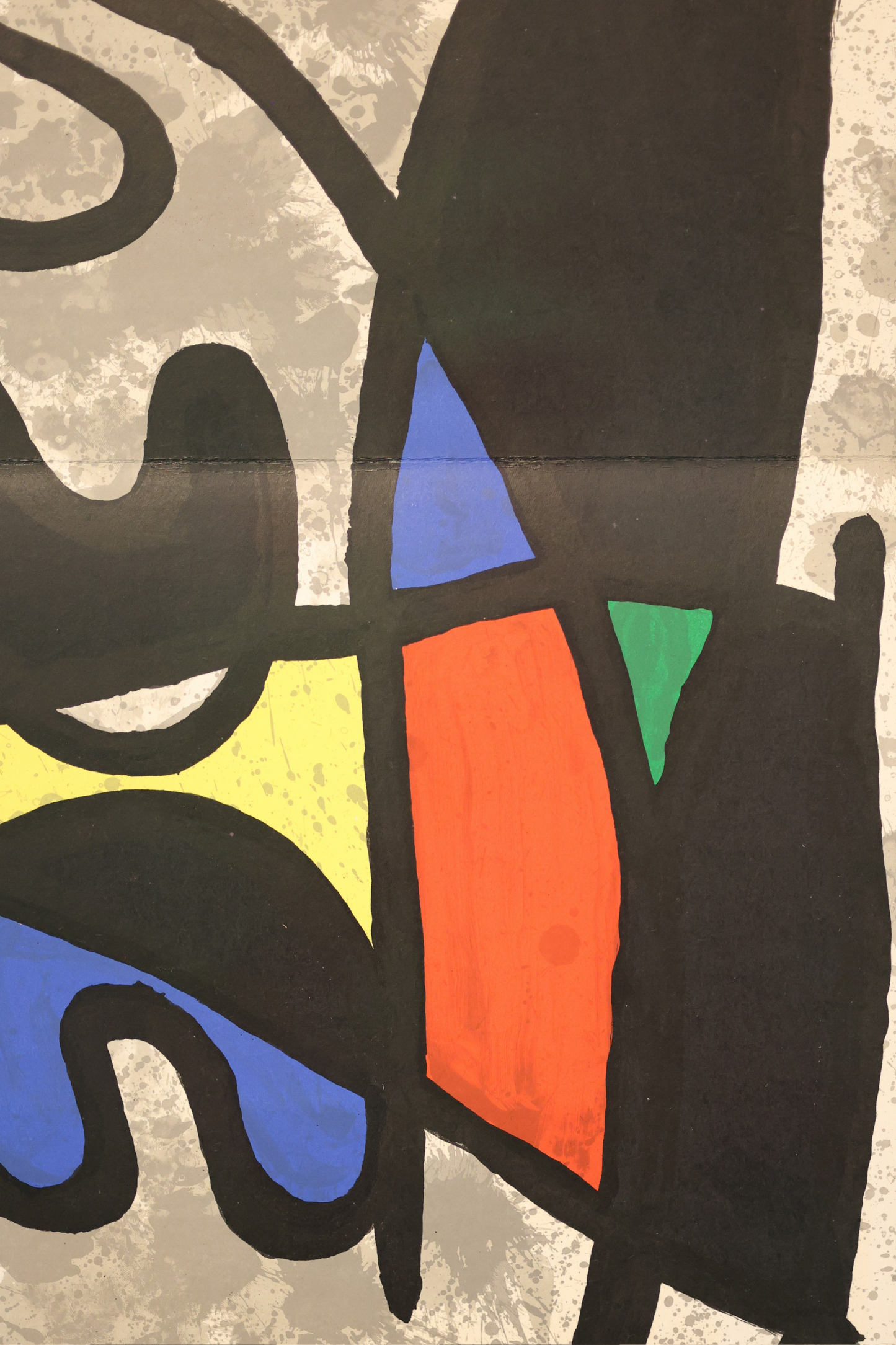 Joan Miró Original 1970 DLM produced 186 'Derrière le Miroir' double page lithograph