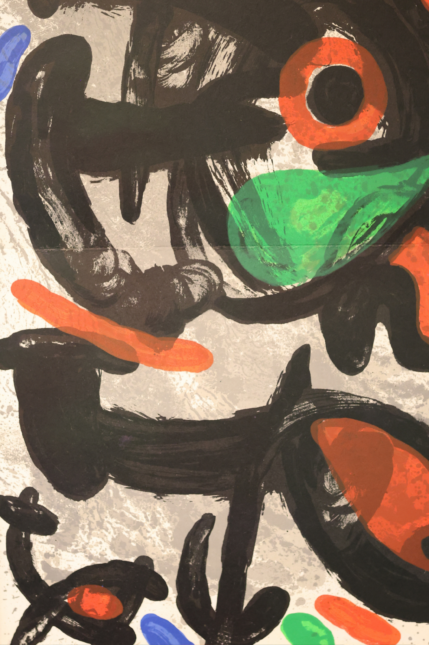 Joan Miró Original 1970 DLM produced 186 'Derrière le Miroir' double page lithograph