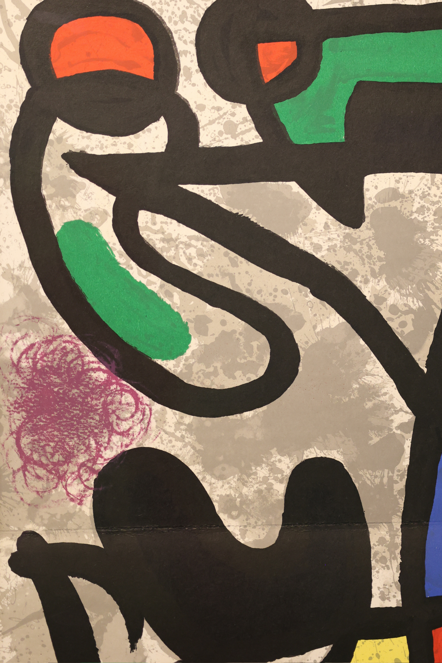 Joan Miró Original 1970 DLM produced 186 'Derrière le Miroir' double page lithograph