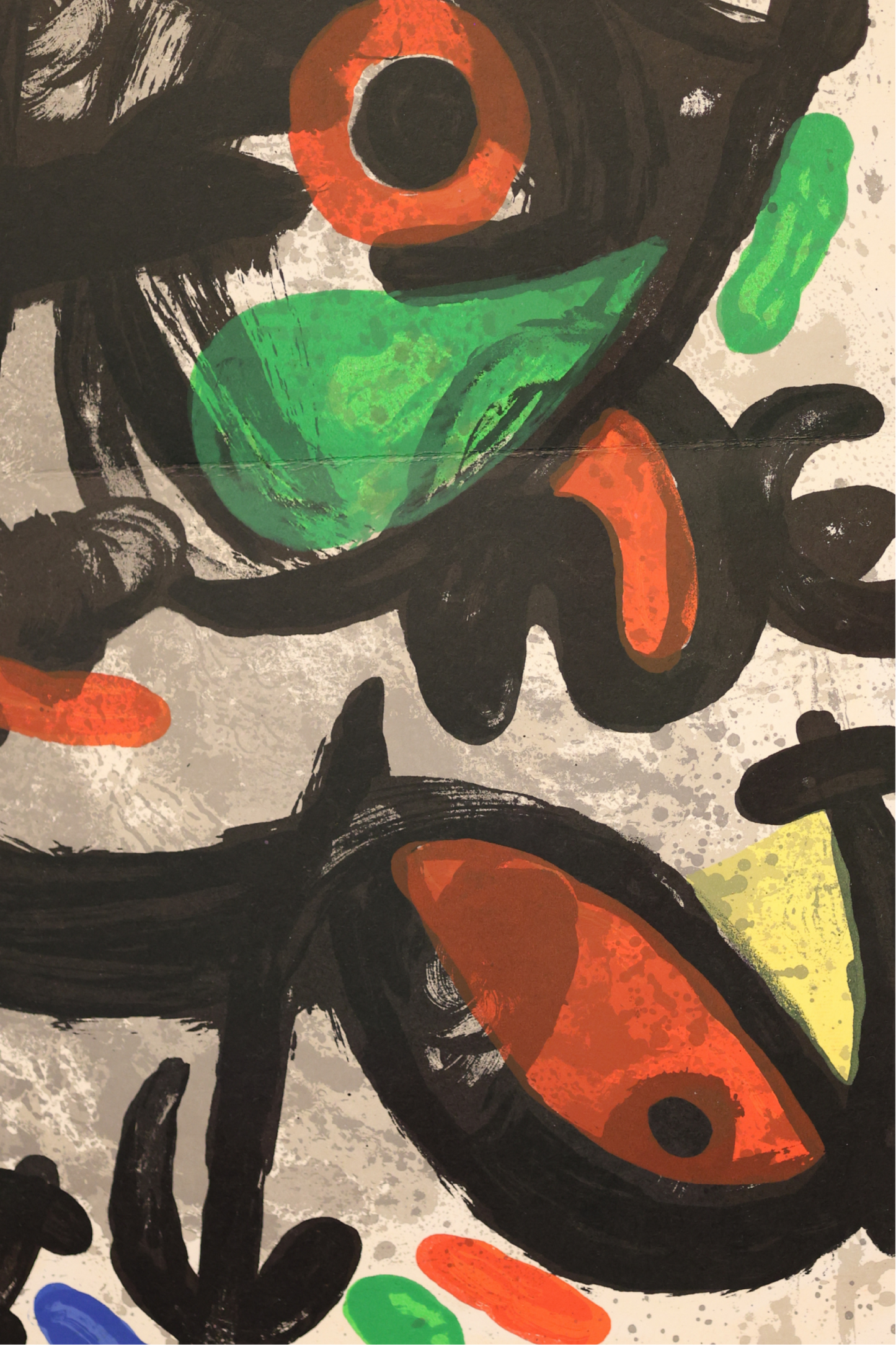 Joan Miró Original 1970 DLM produced 186 'Derrière le Miroir' double page lithograph