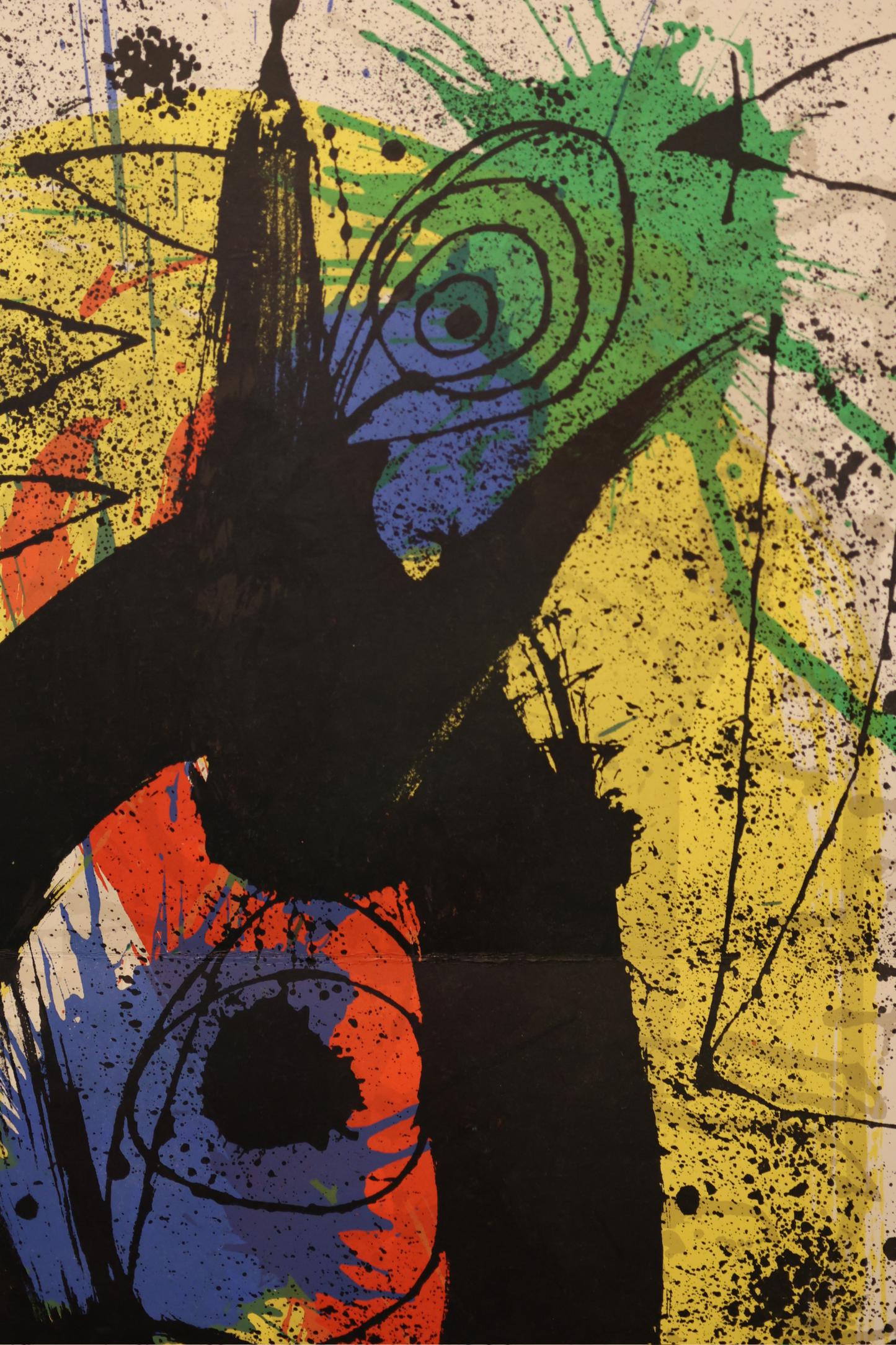 Joan Miró Original 1965 DLM produced 151-152 'Derrière le Miroir' double page lithograph
