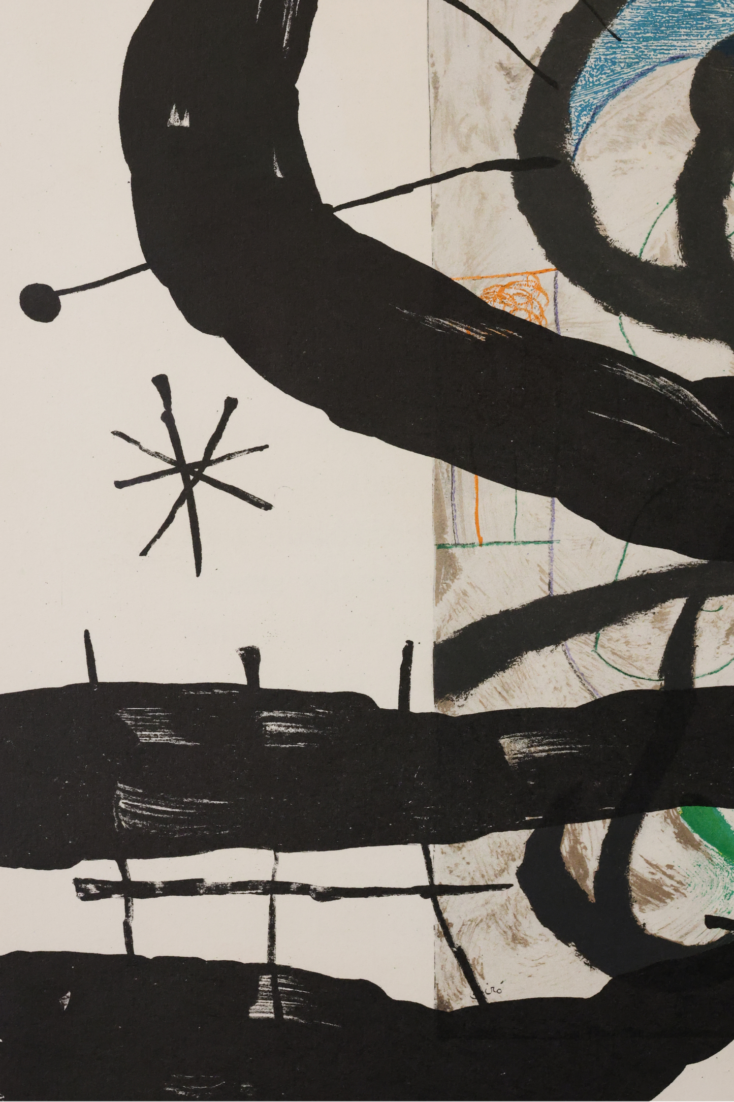 Joan Miró Original 1965 no 151-152 'Derrière le Miroir' lithograph