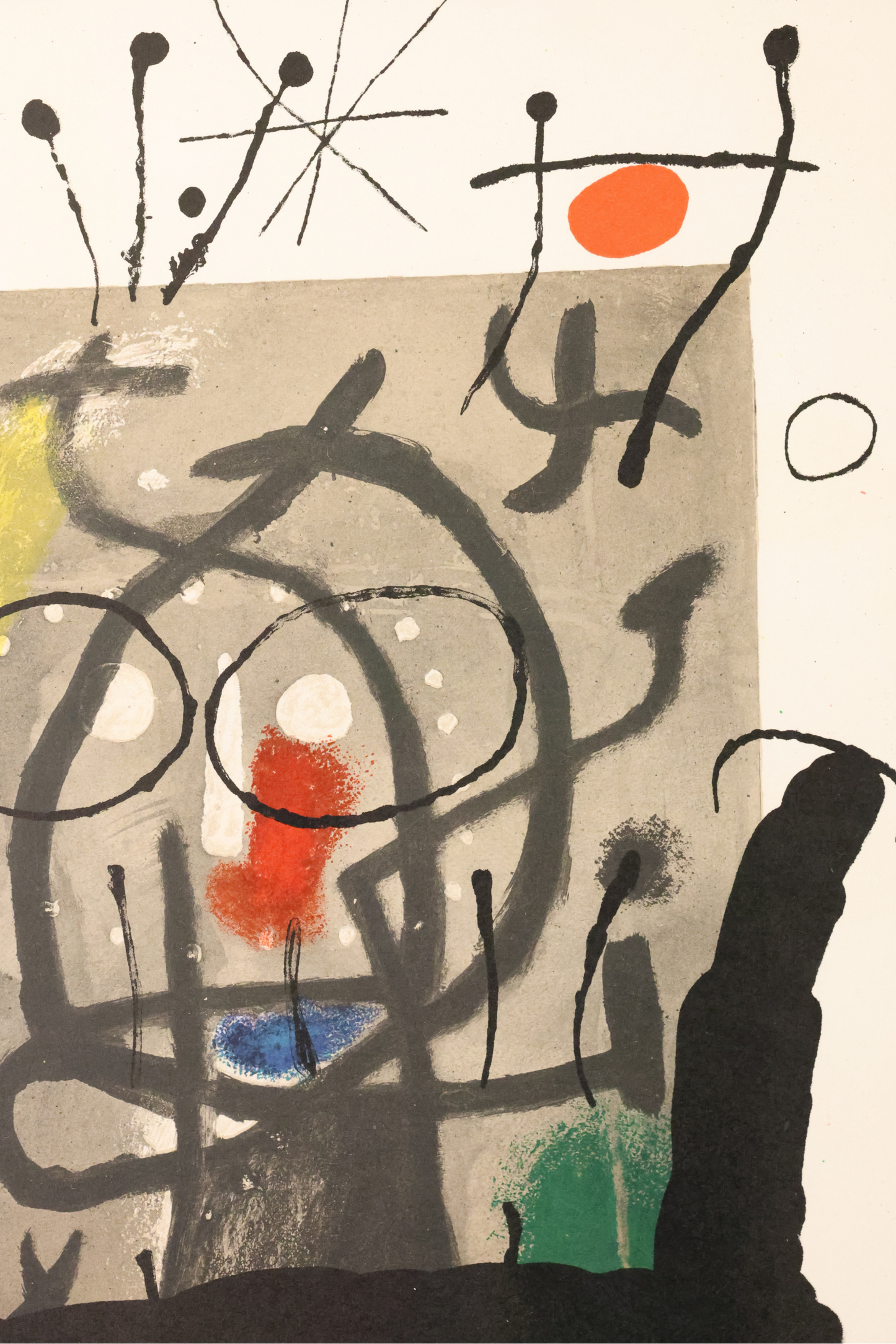Joan Miró Original 1965 no 151-152 'Derrière le Miroir' lithograph