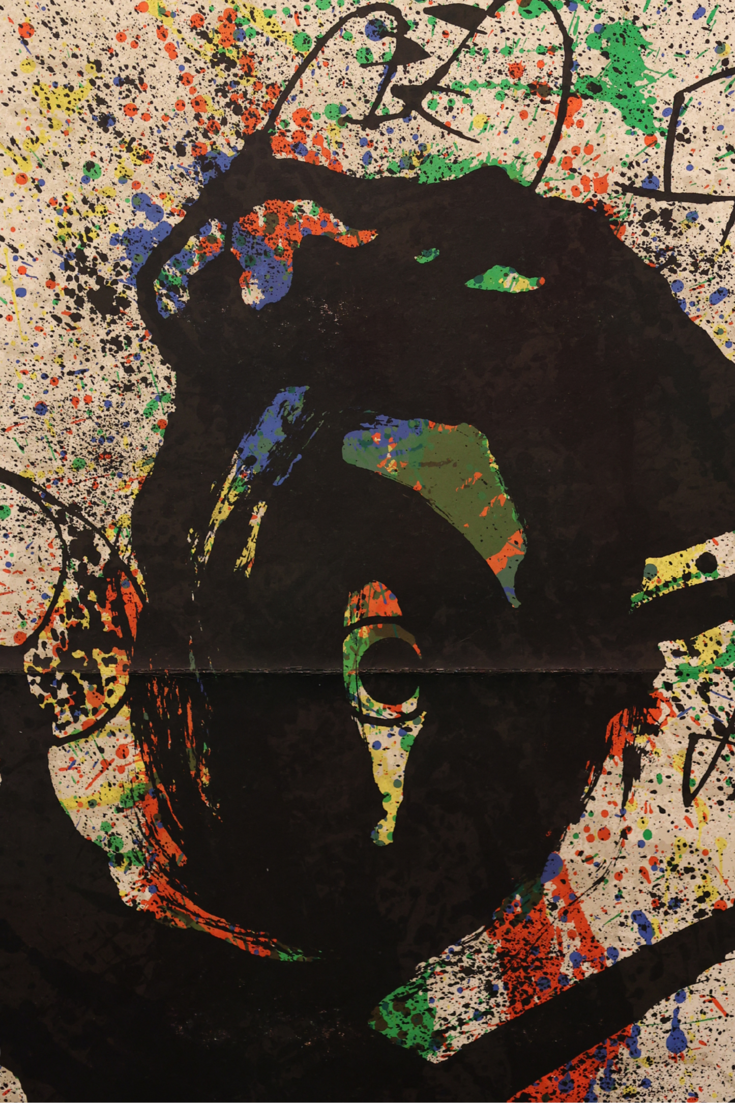 Joan Miró Original 1965 DLM produced 151-152 'Derrière le Miroir' double page lithograph