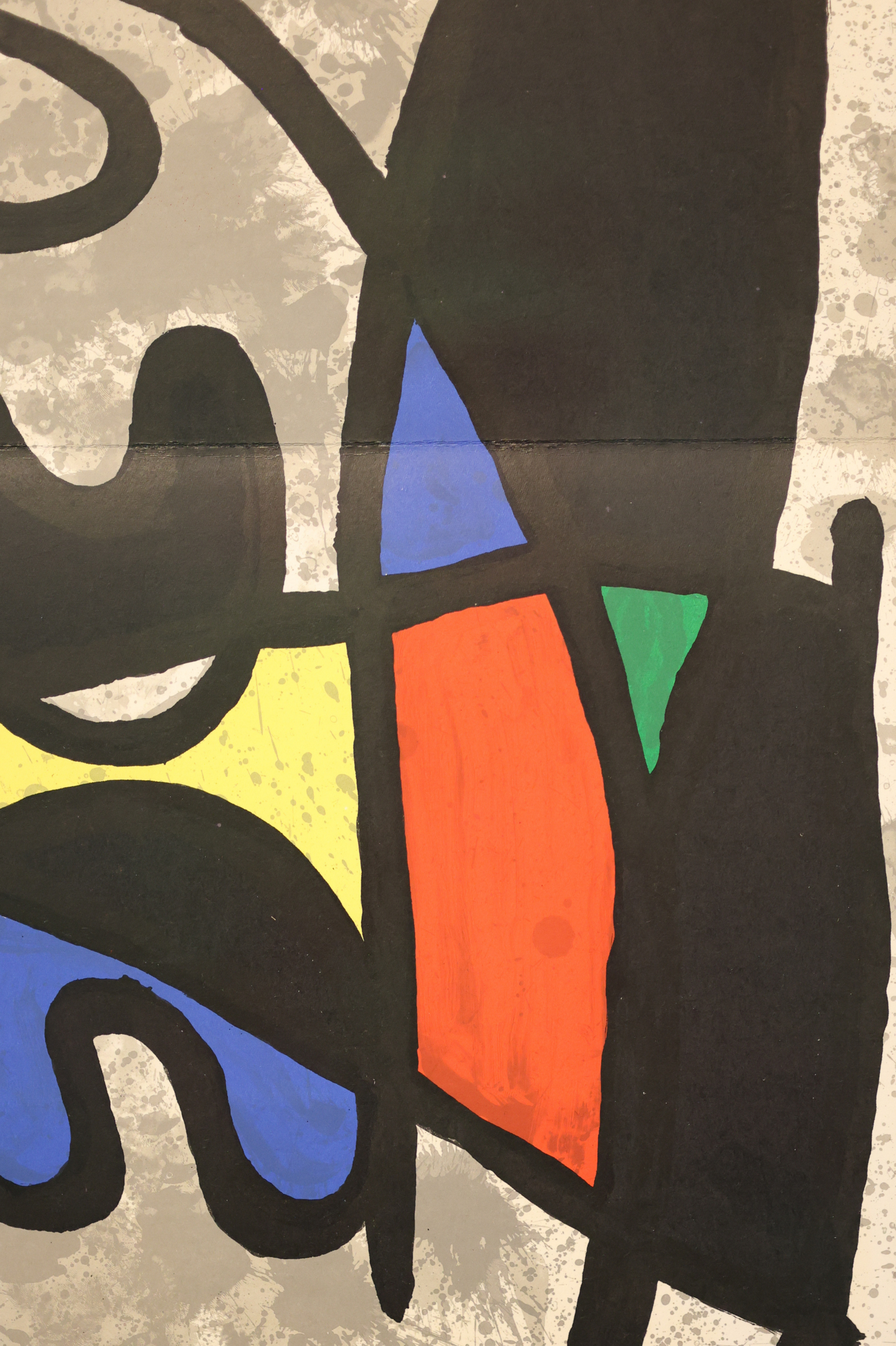 Joan Miró Original 1970 DLM produced 186 'Derrière le Miroir' double page lithograph