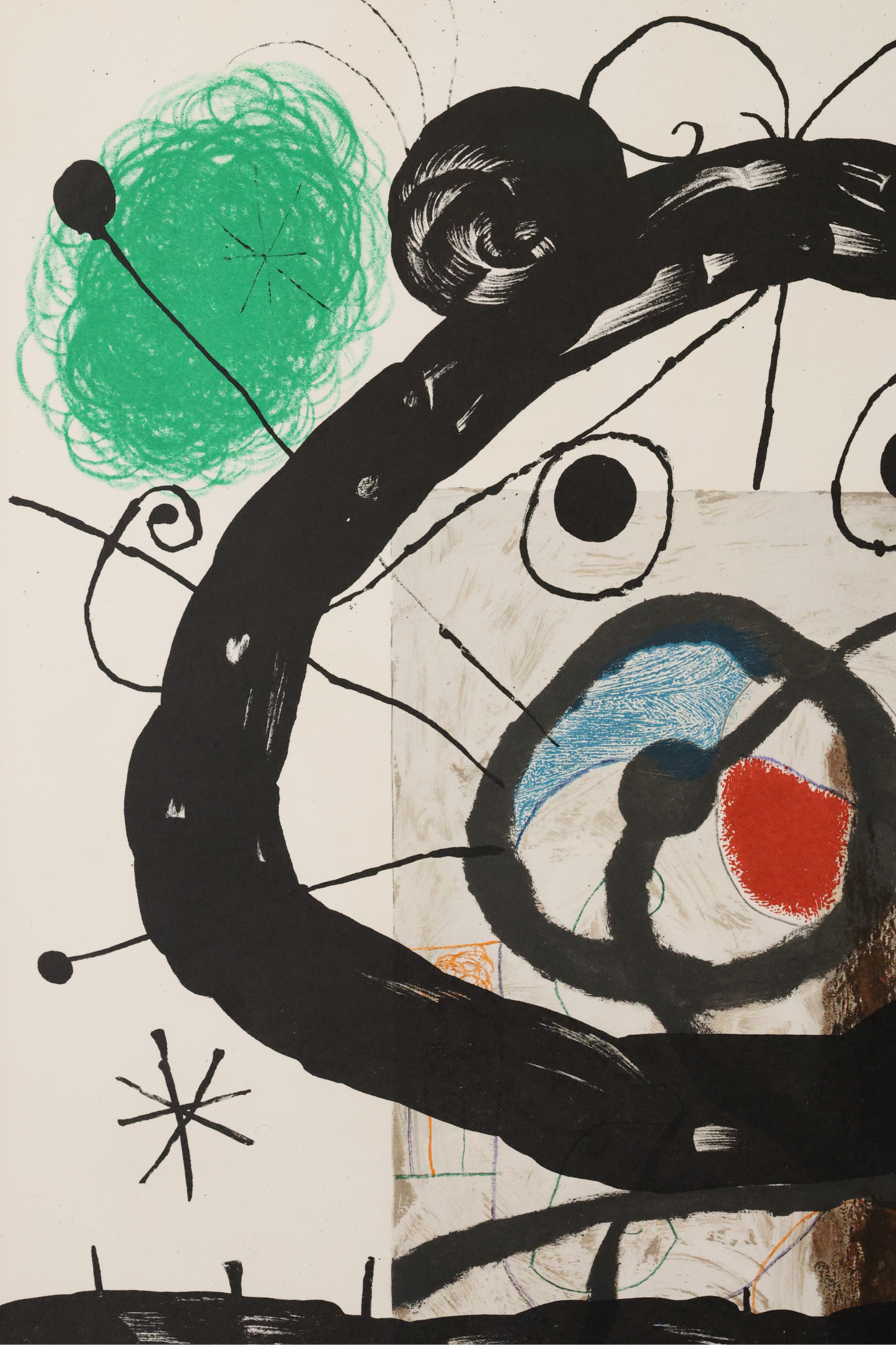 Joan Miró Original 1965 no 151-152 'Derrière le Miroir' lithograph