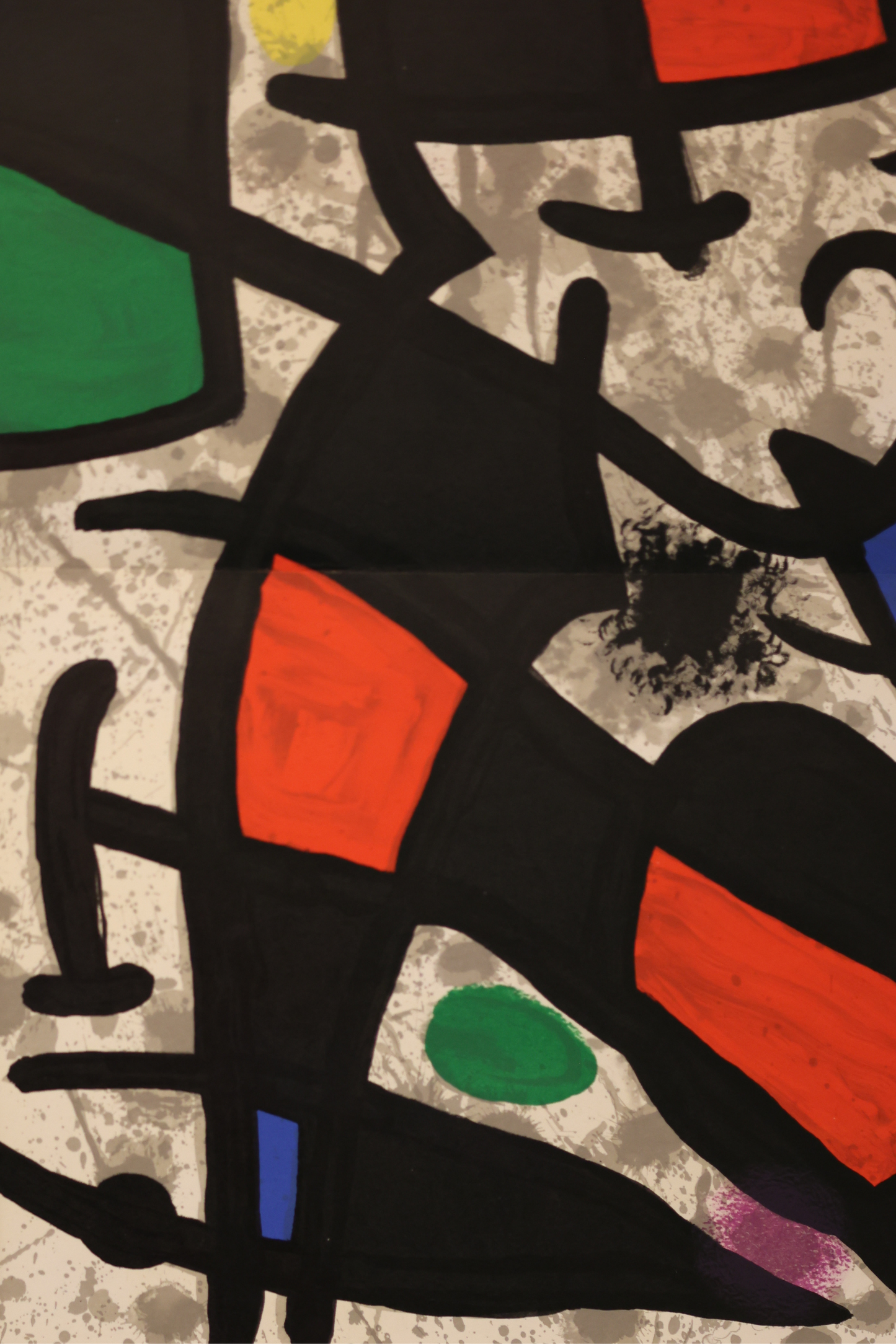 Joan Miró Original 1970 DLM produced 186 'Derrière le Miroir' double page lithograph