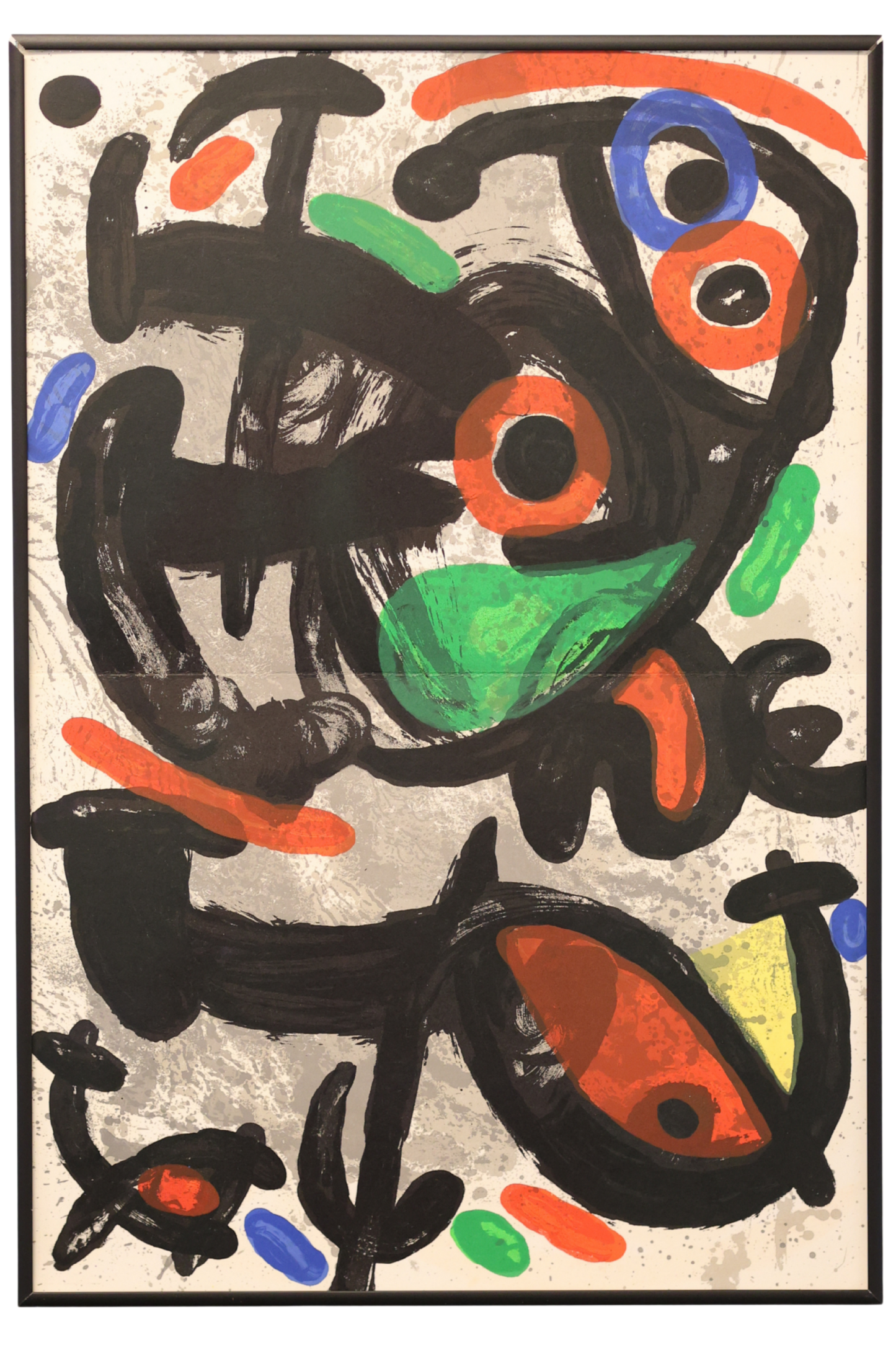 Joan Miró Original 1970 DLM produced 186 'Derrière le Miroir' double page lithograph