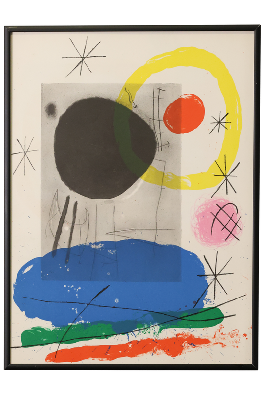 Joan Miró Original 1965 no 151-152 'Derrière le Miroir' lithograph