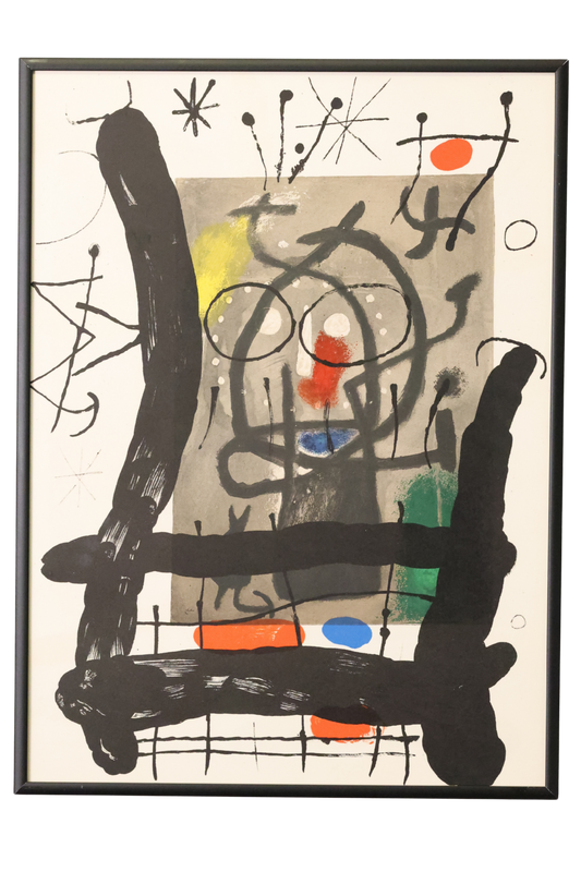Joan Miró Original 1965 no 151-152 'Derrière le Miroir' lithograph