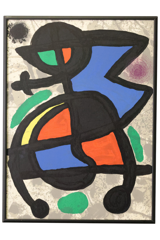 Joan Miró Original 1970 no 186 'Derrière le Miroir' lithograph