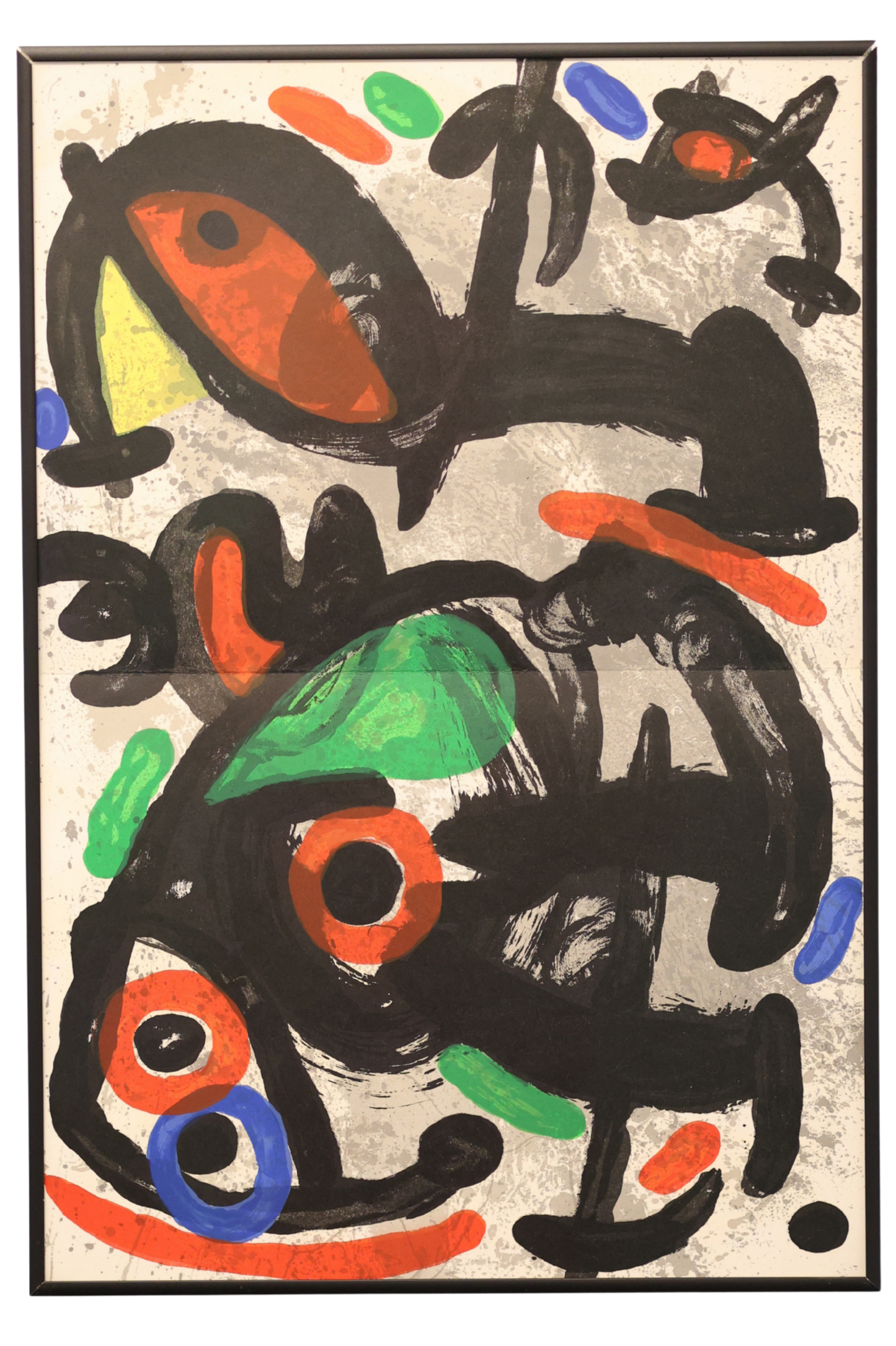 Joan Miró Original 1965 DLM produced 151-152 'Derrière le Miroir' double page lithograph