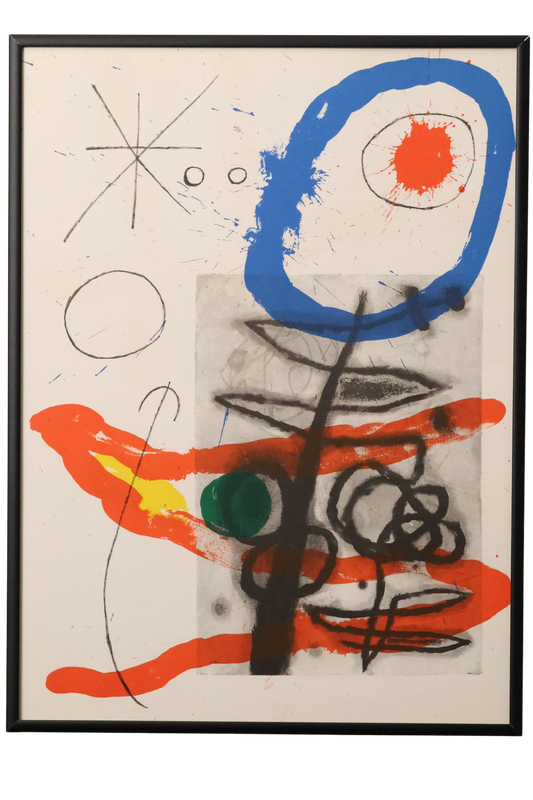 Joan Miró Original 1965 no 151-152 'Derrière le Miroir' lithograph