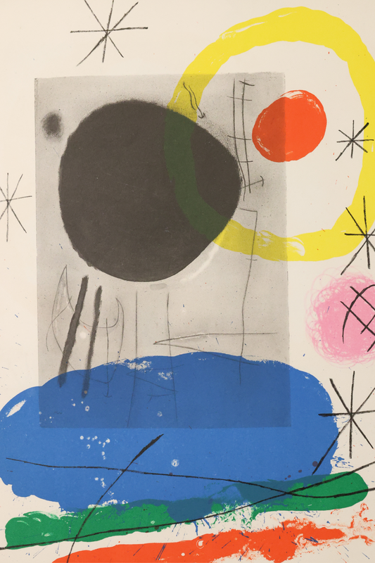 Joan Miró Original 1965 no 151-152 'Derrière le Miroir' lithograph