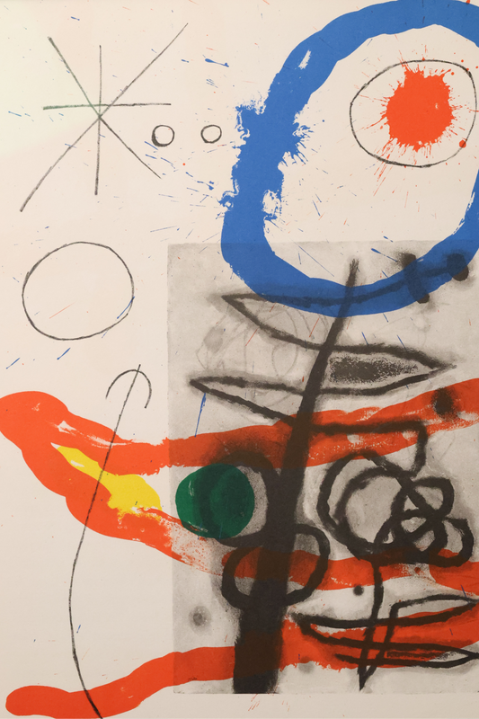 Joan Miró Original 1965 no 151-152 'Derrière le Miroir' lithograph