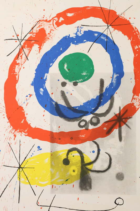 Joan Miró Original 1965 no 151-152 'Derrière le Miroir' lithograph