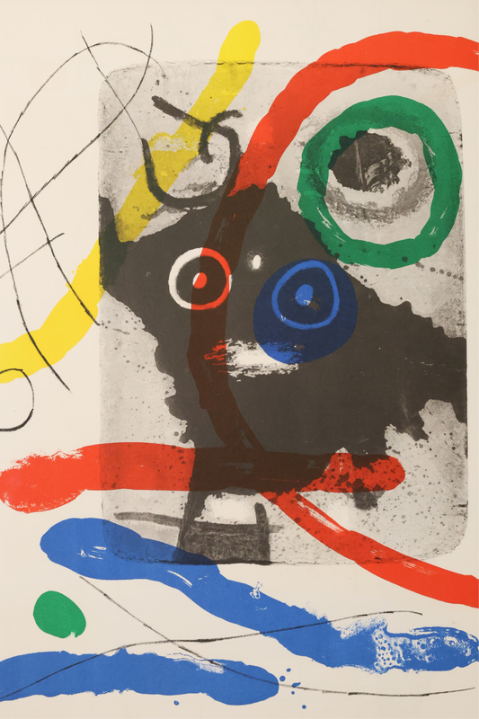 Joan Miró Original 1965 no 151-152 'Derrière le Miroir' lithograph