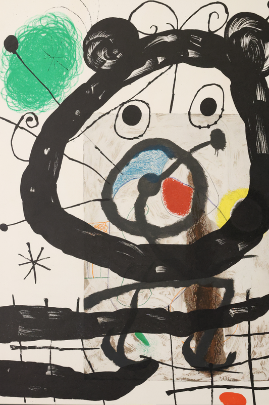 Joan Miró Original 1965 no 151-152 'Derrière le Miroir' lithograph