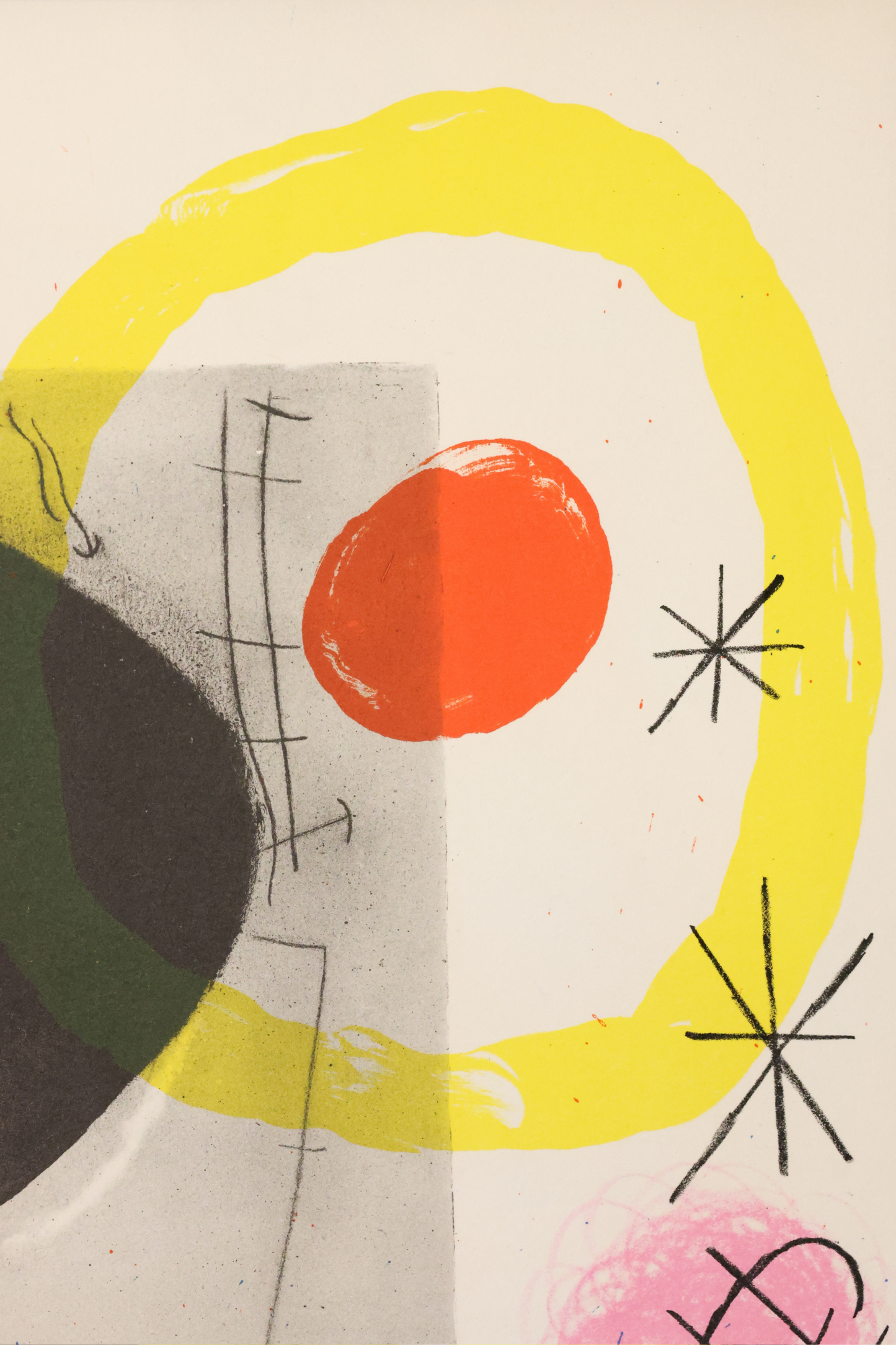 Joan Miró Original 1965 no 151-152 'Derrière le Miroir' lithograph