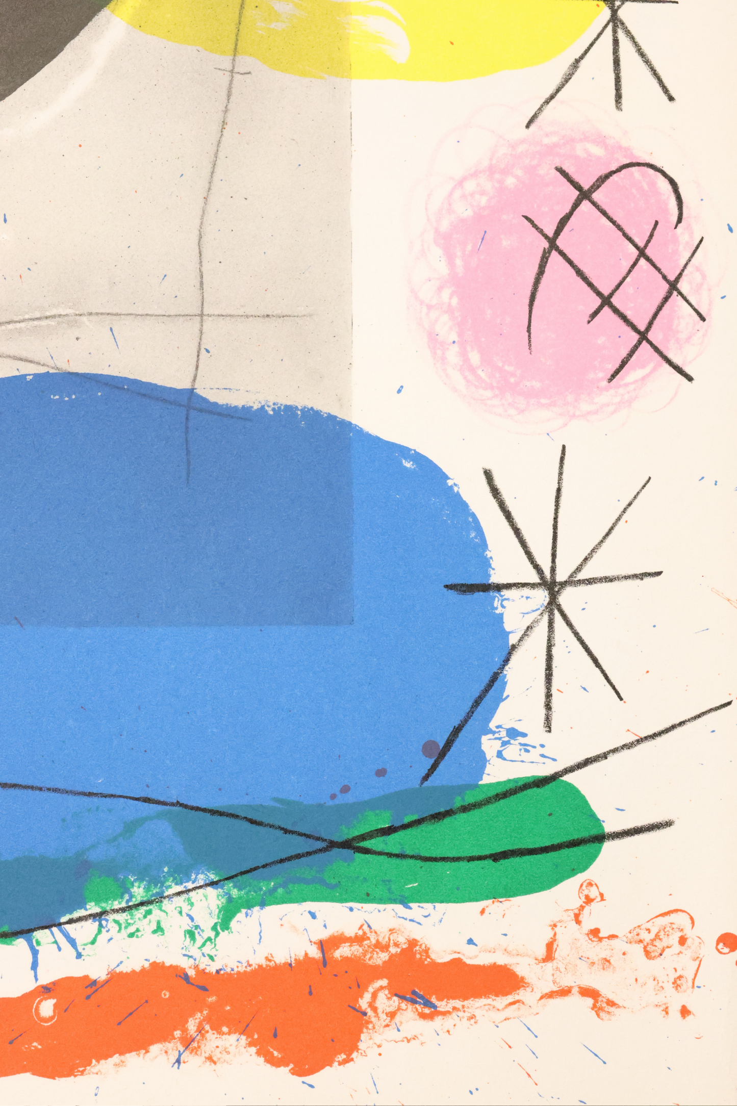 Joan Miró Original 1965 no 151-152 'Derrière le Miroir' lithograph