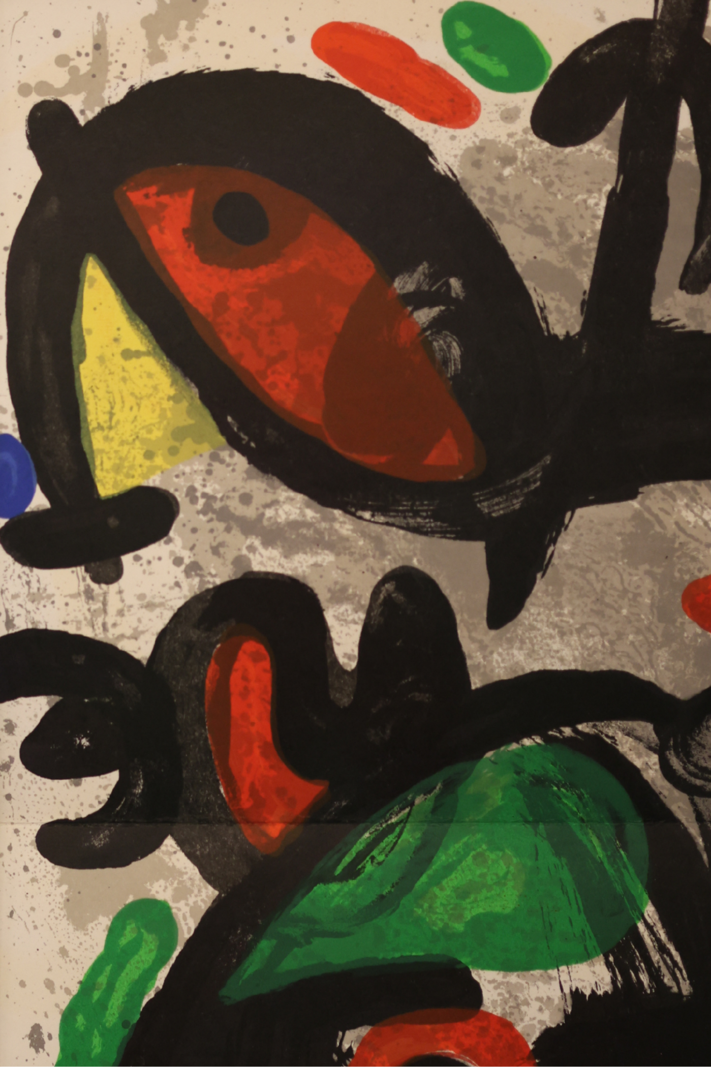 Joan Miró Original 1965 DLM produced 151-152 'Derrière le Miroir' double page lithograph
