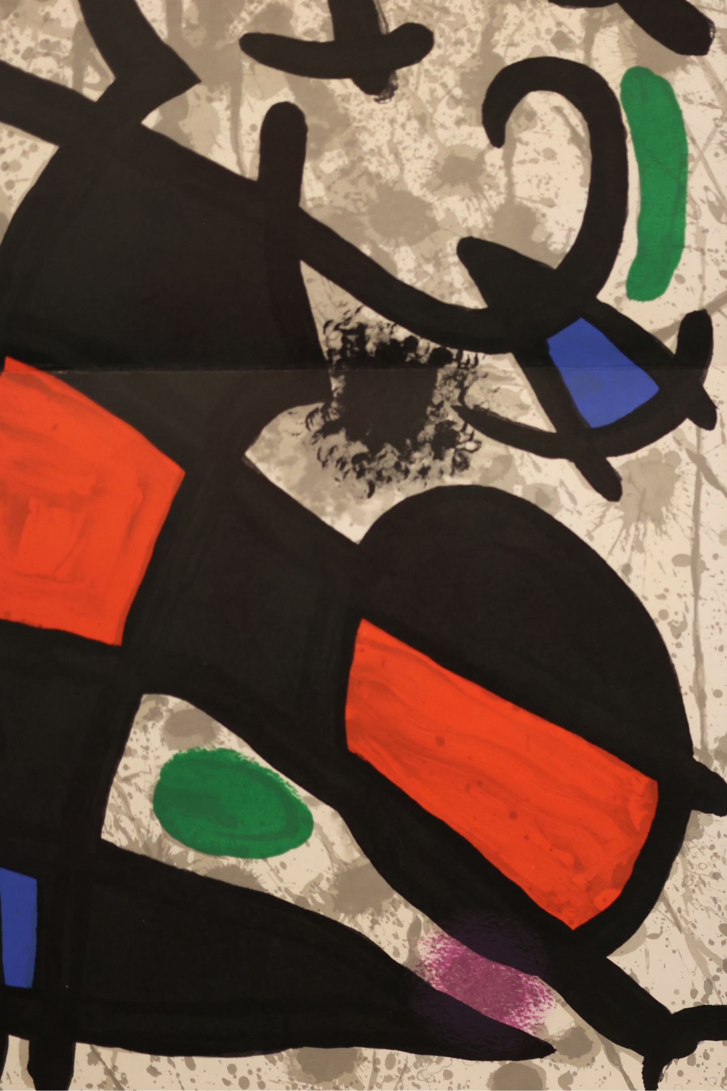 Joan Miró Original 1970 DLM produced 186 'Derrière le Miroir' double page lithograph