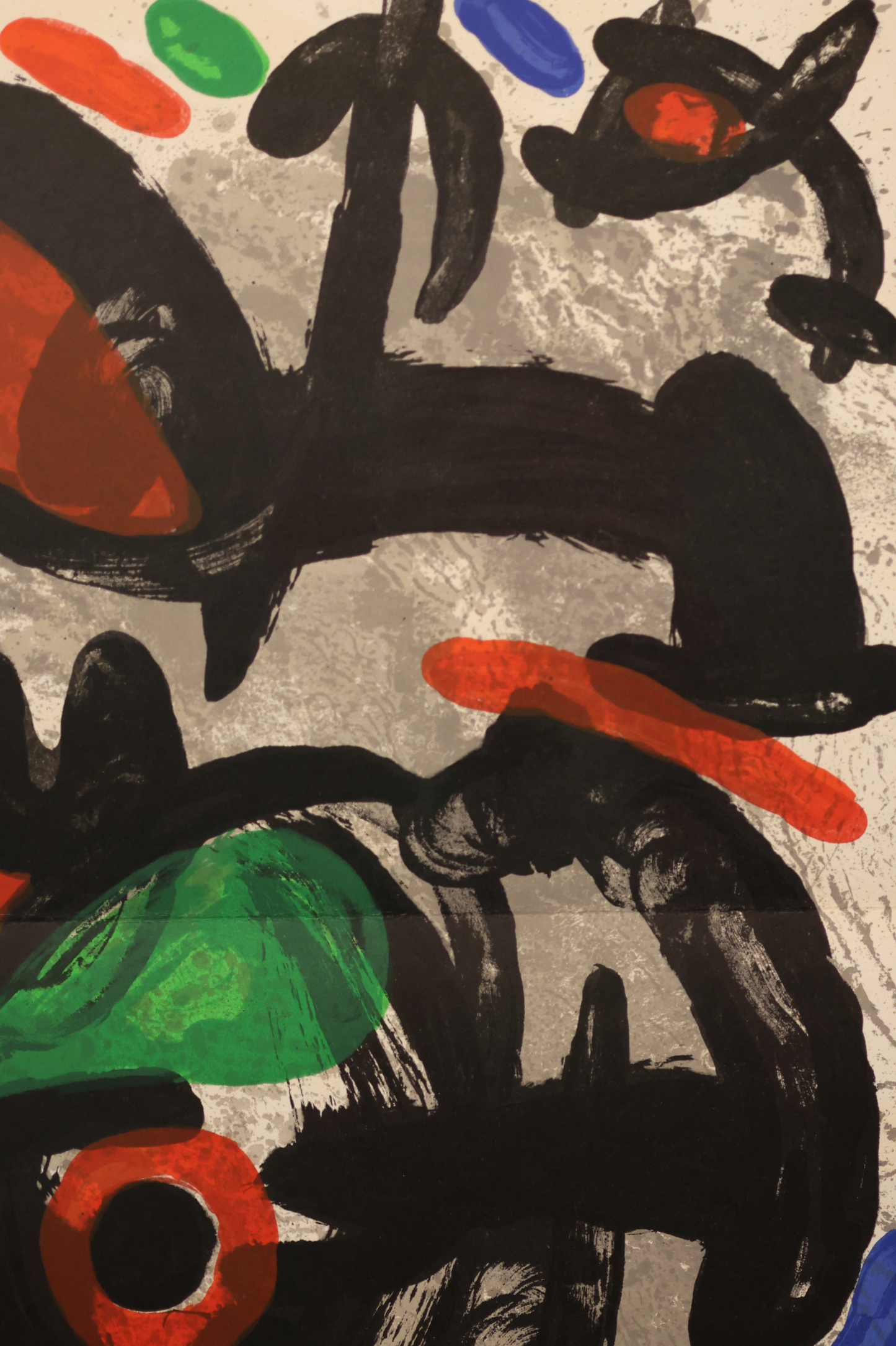 Joan Miró Original 1965 DLM produced 151-152 'Derrière le Miroir' double page lithograph