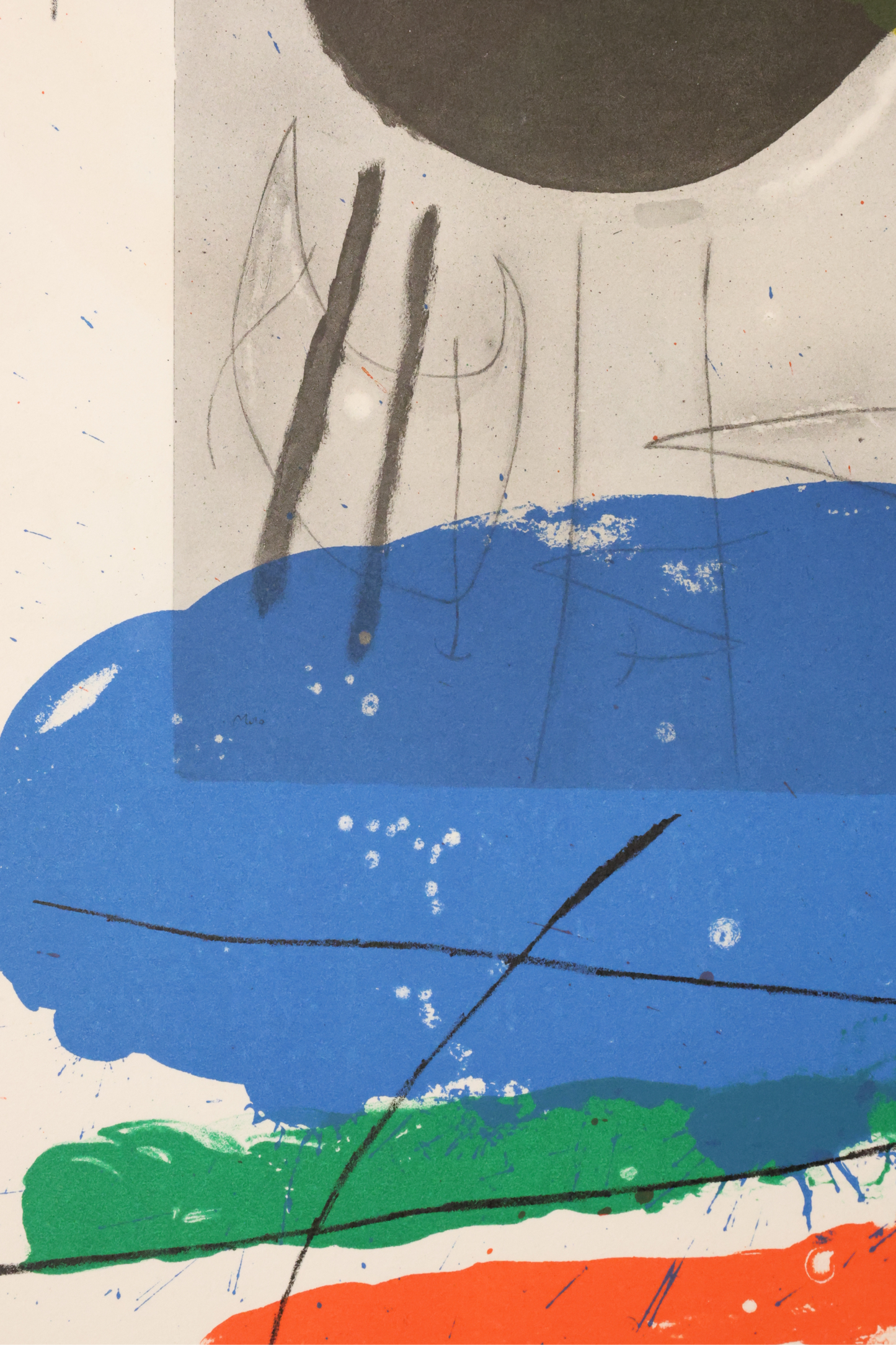 Joan Miró Original 1965 no 151-152 'Derrière le Miroir' lithograph