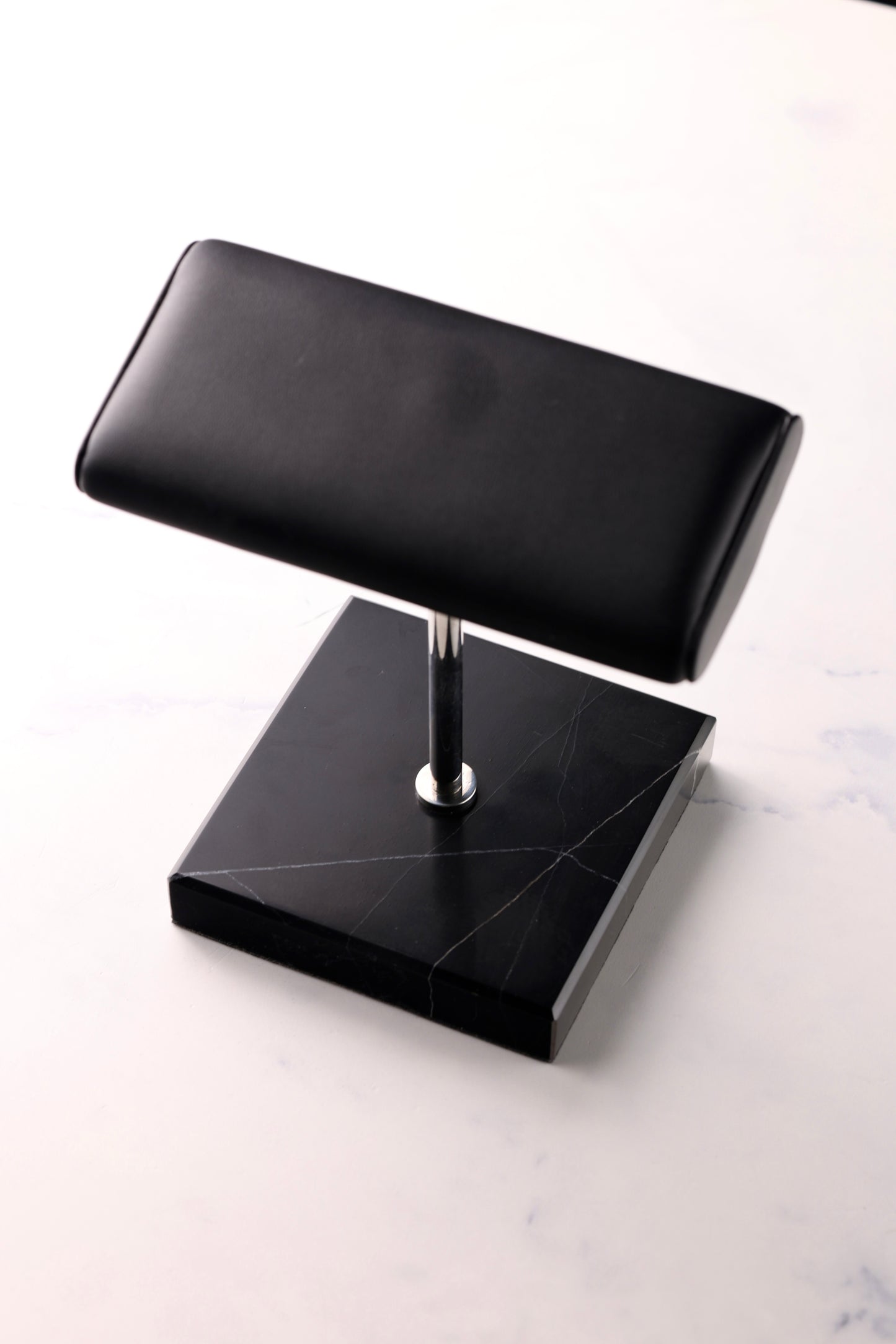 Watch Stand Leather With Cover Marble