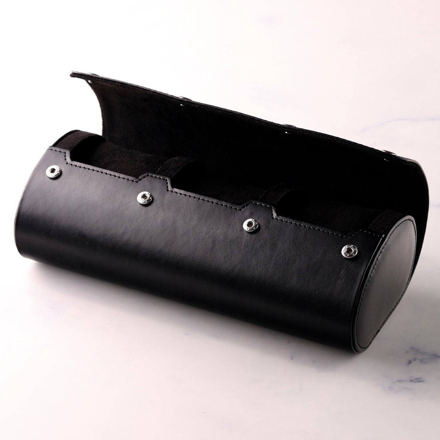 Watch Roll Black Leather