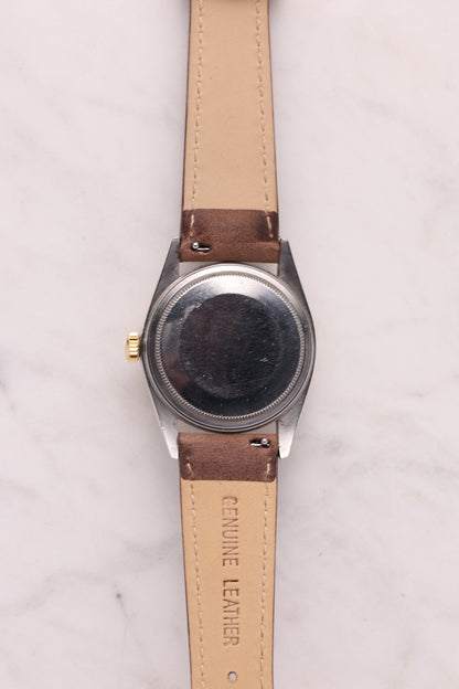 Rolex Datejust 16013 Two Tone on leather strap year 1980