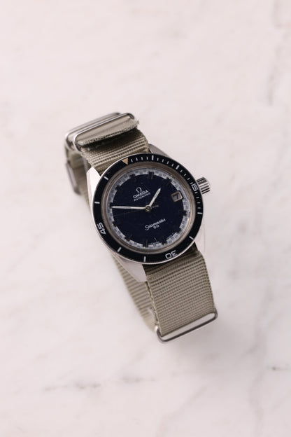 Omega Seamaster 60 "Big crown" 166.062 rare black bezel