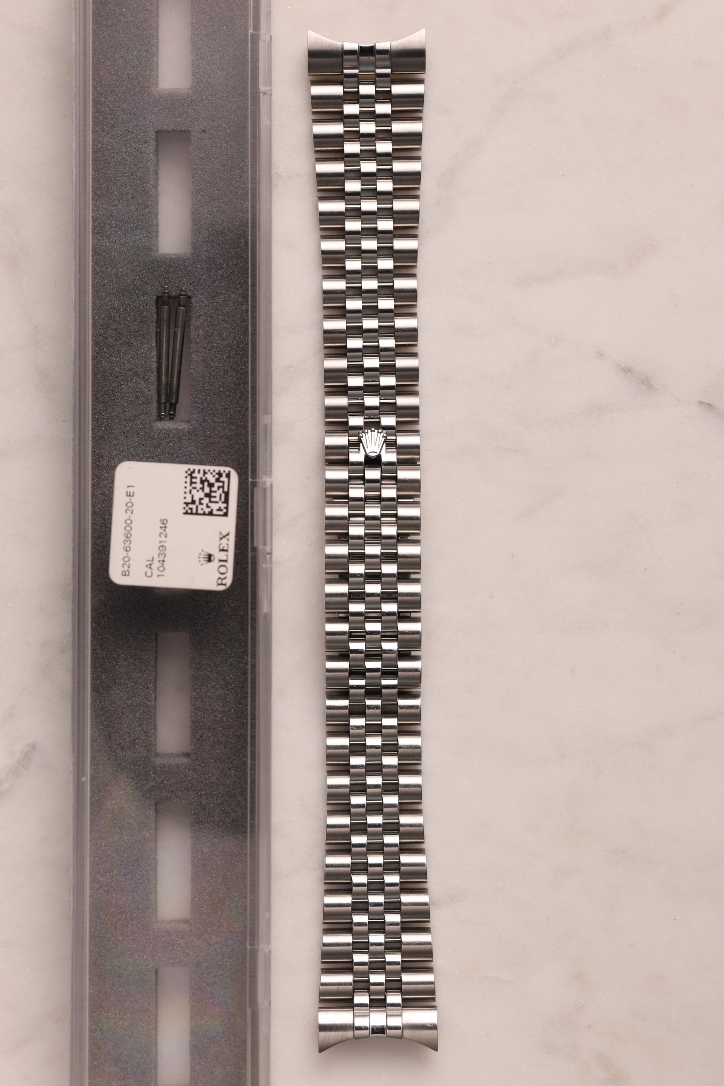 Rolex Super Jubilee 63600 with original box, receipt and fully linked