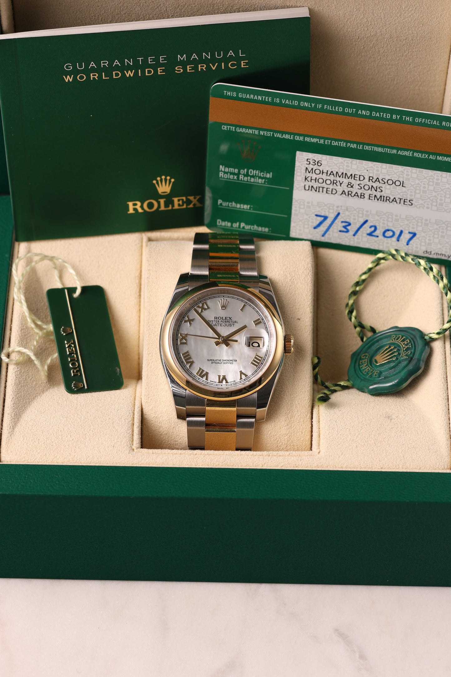 Rolex Datejust 116203 Two tone