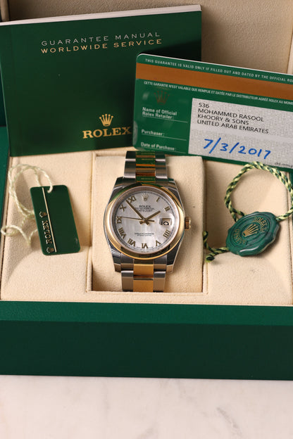 Rolex Datejust 116203 Two tone